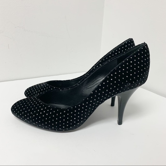 Giuseppe Zanotti Shoes - Giuseppe Zanotti Black Velvet pumps Polkadots 36.5